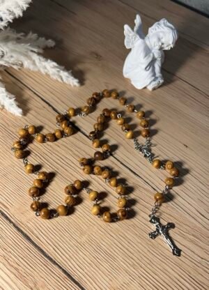 Rožančius iš medinių karoliukų “Medinukas”